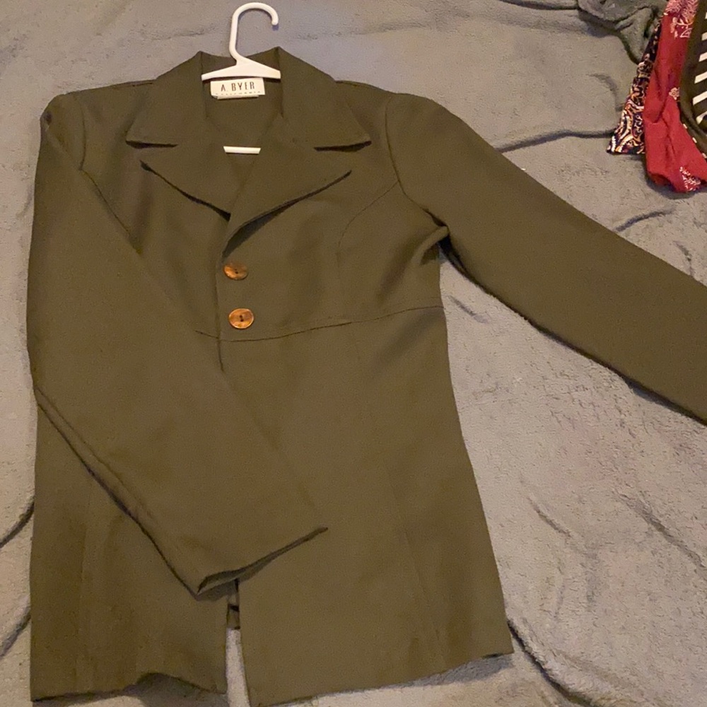 Dark gray blazer